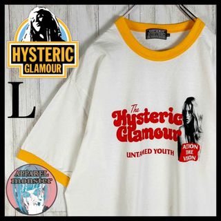 ヒステリックグラマー(HYSTERIC GLAMOUR)の【超絶人気モデル】ヒステリックグラマー ヒスガール 即完売 希少 リンガーシャツ(Tシャツ/カットソー(半袖/袖なし))