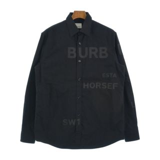 バーバリー(BURBERRY)のBURBERRY バーバリー カジュアルシャツ S 黒 【古着】【中古】(シャツ)