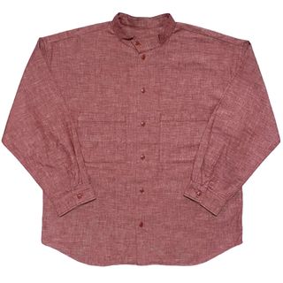 TENDERLOIN - 21SS Mサイズ テンダーロイン スタンド シャンブレー シャツ レッド 