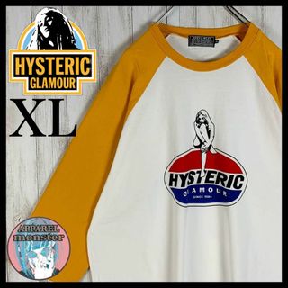 ヒステリックグラマー(HYSTERIC GLAMOUR)の【超希少XLサイズ】ヒステリックグラマー ヒスガール 七分袖 即完売 Tシャツ(Tシャツ/カットソー(七分/長袖))