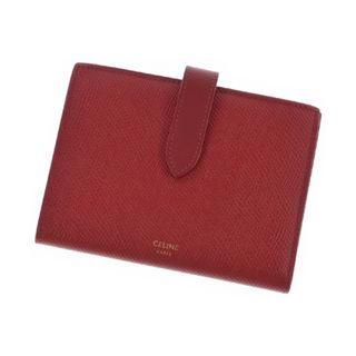 セリーヌ(celine)のCELINE セリーヌ 財布・コインケース M 赤 【古着】【中古】(財布)