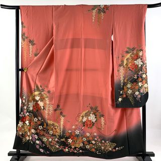 振袖 身丈158.5cm 裄丈66.5cm 正絹 美品 秀品 【中古】(着物)