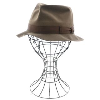 ボルサリーノ(Borsalino)のBorsalino ボルサリーノ ハット - 茶系 【古着】【中古】(ハット)