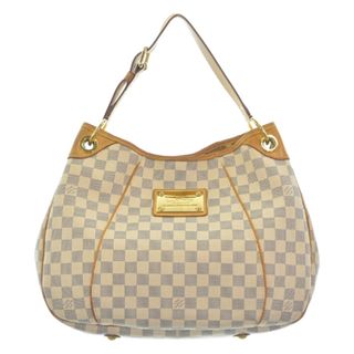 ルイヴィトン(LOUIS VUITTON)のLOUIS VUITTON ショルダーバッグ - 白xグレー(チェック) 【古着】【中古】(ショルダーバッグ)