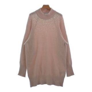 ブルマリン(Blumarine)のBlumarine ブルマリン ニット・セーター 46(XL位) ピンクベージュ 【古着】【中古】(ニット/セーター)