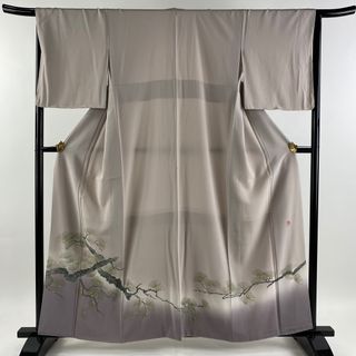 色留袖 身丈159.5cm 裄丈65.5cm 正絹 名品 【中古】(着物)