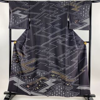 訪問着 身丈160cm 裄丈66cm 正絹 美品 名品 【中古】(着物)