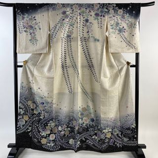 訪問着 身丈163cm 裄丈66.5cm 正絹 名品 【中古】(着物)