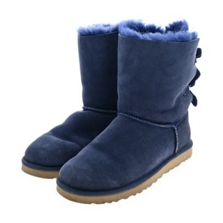 アグオーストラリア(UGG AUSTRALIA)のUGG australia アグオーストラリア ブーツ 25cm 紺 【古着】【中古】(ブーツ)