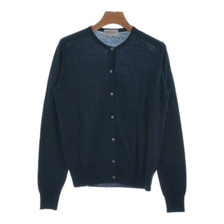 JOHN SMEDLEY ジョンスメドレー カーディガン M 紺系 【古着】【中古】