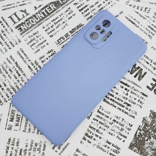 Xiaomi Redmi Note10Pro シリコンケース(7)ラベンダー