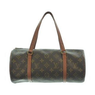 ルイヴィトン(LOUIS VUITTON)のLOUIS VUITTON ルイヴィトン ハンドバッグ - 茶xベージュ(総柄) 【古着】【中古】(ハンドバッグ)