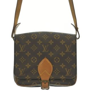 ルイヴィトン(LOUIS VUITTON)のLOUIS VUITTON ショルダーバッグ MM 茶xベージュ(総柄) 【古着】【中古】(ショルダーバッグ)