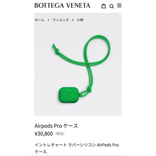 Bottega Veneta - 【Bottega Veneta】Airpods Pro ケース パラキート