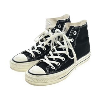 コンバース(CONVERSE)のCONVERSE コンバース スニーカー UK4 1/2(23cm位) 黒 【古着】【中古】(スニーカー)