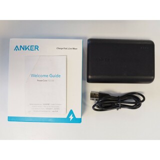アンカー(Anker)のAnker PowerCore 10000mAhコンパクトモバイルバッテリー(バッテリー/充電器)