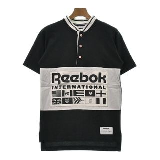 リーボック(Reebok)のReebok リーボック Tシャツ・カットソー M 黒x白 【古着】【中古】(Tシャツ/カットソー(半袖/袖なし))