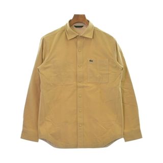 LACOSTE - LACOSTE ラコステ カジュアルシャツ M ベージュ 【古着】【中古】