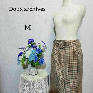 Doux archives - ドゥアルシーヴ　美品　膝丈タイトスカート　Mサイズ