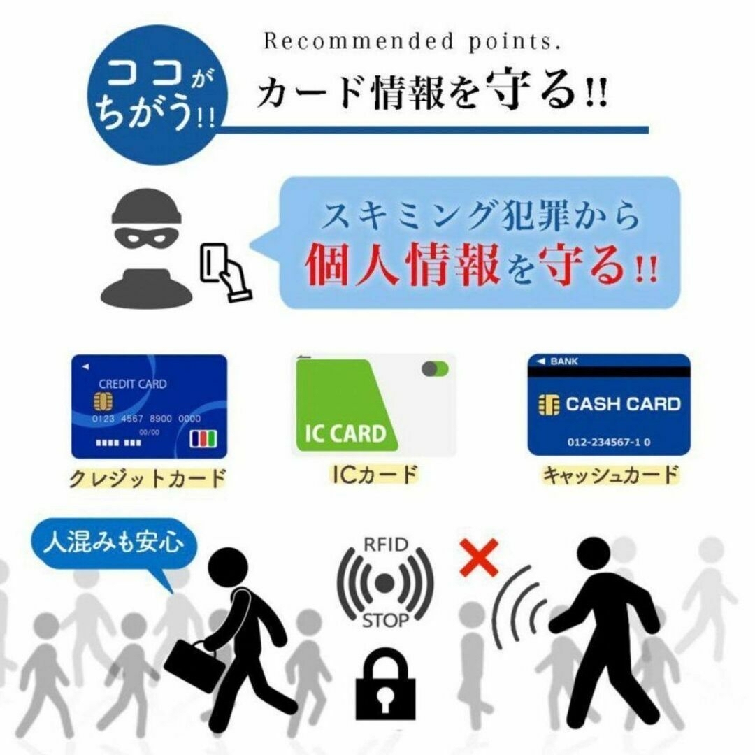 カードケース メンズ 薄型 レディース 財布 ケース じゃばら メンズのファッション小物(名刺入れ/定期入れ)の商品写真