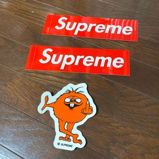 シュプリーム(Supreme)の非売品ステッカー３枚セットSupremeボックスロゴ シュプリームboxlogo(ノベルティグッズ)