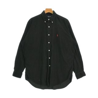 ポロラルフローレン(POLO RALPH LAUREN)のPolo Ralph Lauren ポロラルフローレン カジュアルシャツ L 黒 【古着】【中古】(シャツ)