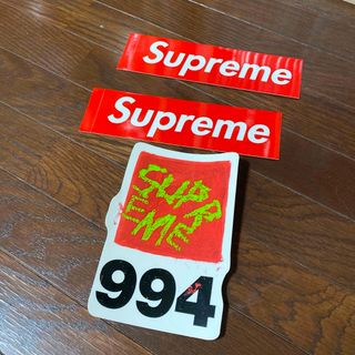 シュプリーム(Supreme)の非売品ステッカー３枚セットSupremeボックスロゴ シュプリームboxlogo(ノベルティグッズ)