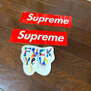 シュプリーム(Supreme)の非売品ステッカー３枚セットSupremeボックスロゴ シュプリームboxlogo(ノベルティグッズ)