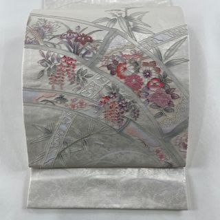 袋帯 秀品 お太鼓柄 正絹 【中古】(帯)