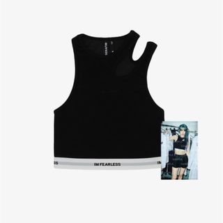 LE SSELAFIM POPUP Cut-Out Neck Bra Top(タンクトップ)