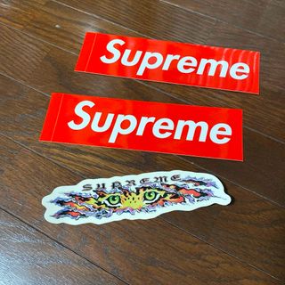 シュプリーム(Supreme)の非売品ステッカー３枚セットSupremeボックスロゴ シュプリームboxlogo(ノベルティグッズ)