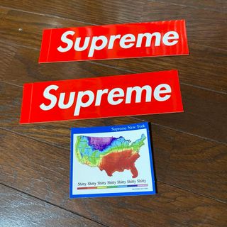 シュプリーム(Supreme)の非売品ステッカー３枚セットSupremeボックスロゴ シュプリームboxlogo(ノベルティグッズ)