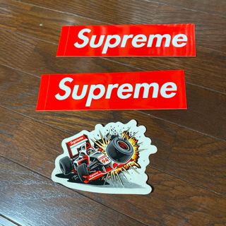 シュプリーム(Supreme)の非売品ステッカー３枚セットSupremeボックスロゴ シュプリームboxlogo(ノベルティグッズ)