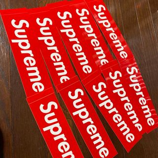 シュプリーム(Supreme)の非売品ステッカー10枚セットSupremeボックスロゴboxlogoシュプリーム(ノベルティグッズ)