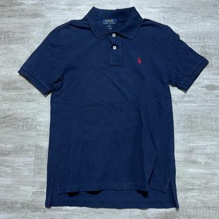 ポロラルフローレン(POLO RALPH LAUREN)のポロラルフローレン キッズM (10-12Y) 鹿の子ポロシャツ ネイビー(Tシャツ/カットソー)