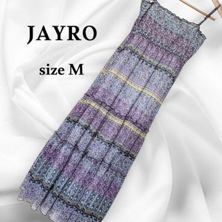 JAYRO ジャイロ ワンピース キャミワンピ ロングワンピ シフォン M