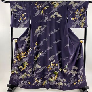 訪問着 身丈161cm 裄丈69cm 正絹 逸品 【中古】(着物)