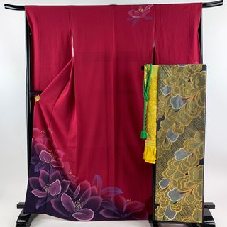 振袖 身丈167.5cm 裄丈66.5cm 正絹 美品 秀品 【中古】(着物)