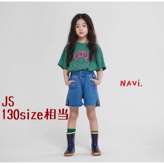 韓国子供服　navi Tシャツ　キッズ　子供服　くすみカラー　ビッグシルエット(Tシャツ/カットソー)