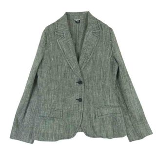 マックスマーラ(Max Mara)のMAX MARA マックスマーラ MAX&Co. ジャケット リネン混 イタリア製 グレー系 38【中古】(テーラードジャケット)