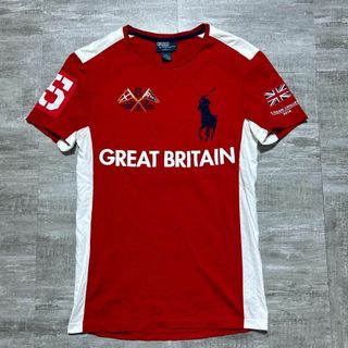 ポロバイラルフローレン イギリス 英国 モデル Tシャツ ビッグポニー XS(Tシャツ/カットソー(半袖/袖なし))