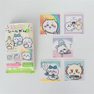 チイカワ(ちいかわ)のちいかわ　あつめてシールガム3　シール　5枚セット　ハチワレ　うさぎ　モモンガ(キャラクターグッズ)