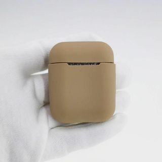 AirPods 1・2 シリコンケース ミルクティ [119](モバイルケース/カバー)