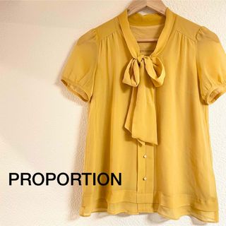 プロポーション(PROPORTION)のPROPORTION プロポーション レディース 半袖 リボン ブラウス(シャツ/ブラウス(半袖/袖なし))