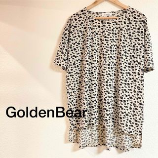 ゴールデンベア(Golden Bear)のGoldenBear ゴールデンベア レディース 半袖 花柄 ブラウス トップス(カットソー(半袖/袖なし))