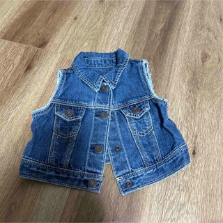 ギャップ(GAP)のギャップ　ベビーギャップ　デニムベスト　18〜24months(ジャケット/上着)