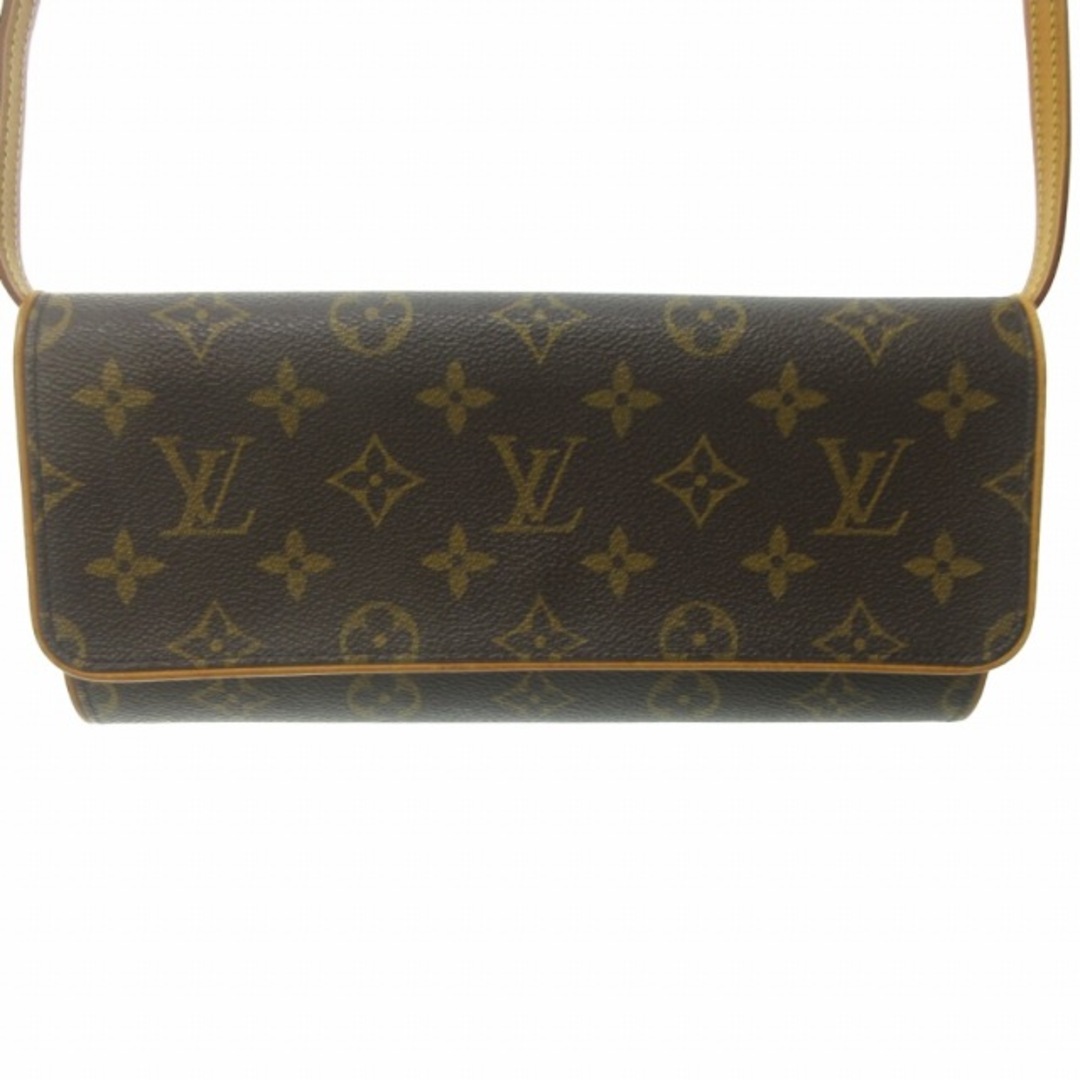 LOUIS VUITTON(ルイヴィトン)のルイヴィトン ポシェットツインGM 2wayバッグ モノグラム 茶 ブラウン レディースのバッグ(ボディバッグ/ウエストポーチ)の商品写真