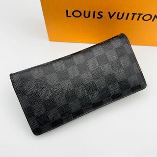 ルイヴィトン(LOUIS VUITTON)の【極美品】ルイヴィトン　ダミエグラフィット　ポルトフォイユ　ブラザ　メンズ(長財布)