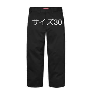 シュプリーム(Supreme)のsupreme work pant ワークパンツ black  30(デニム/ジーンズ)