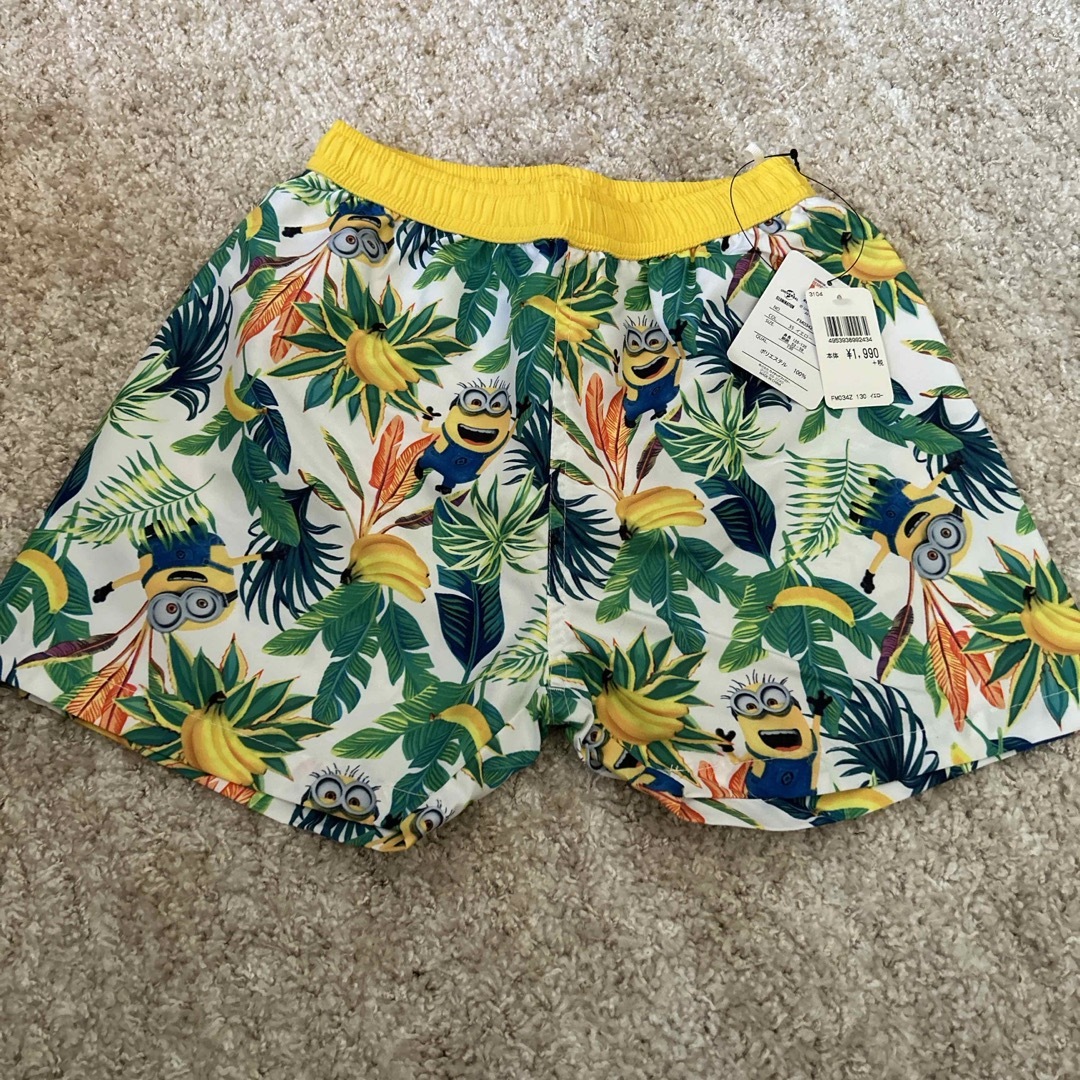 新品　ミニオン  スイムパンツ　130センチ キッズ/ベビー/マタニティのキッズ服男の子用(90cm~)(水着)の商品写真